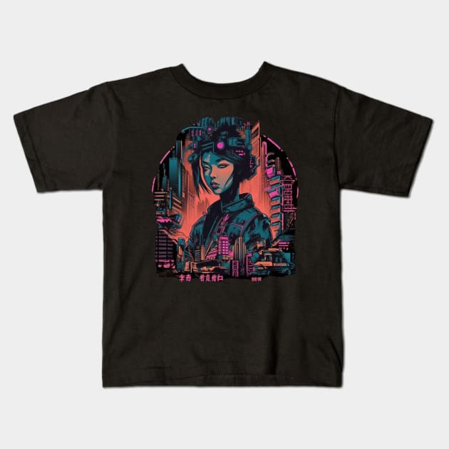 Electric Exotica Kids T-Shirt by Yurii